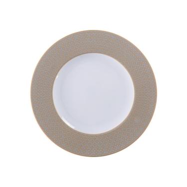 Imagem de Prato Raso Tramontina Aurum Em Porcelana Decorada 28 Cm