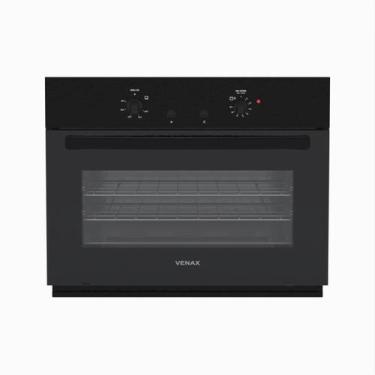 Imagem de Forno de Embutir a Gas 90L Totale Nero GIIi Gas Glp - Venax, 110V