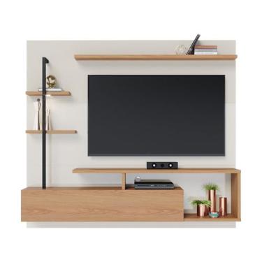 Imagem de Painel para Tv Home Suspenso Maragogi Off White Freijó  Colibri, Off W