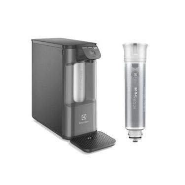 Imagem de Purificador de Água com Refil de Bancada Electrolux Pure 4x Acqua Pure Natural e Gelada Cinza Bivolt