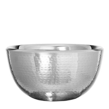 Imagem de Saladeira Redonda Inox 30x16 cm com Parede Dupla Diplomat