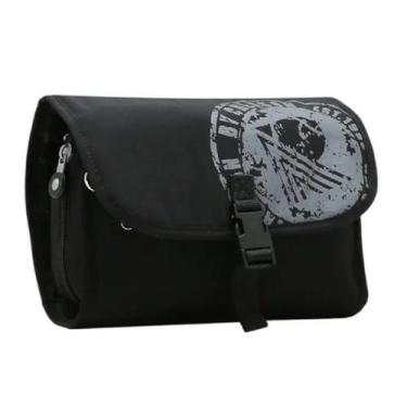 Imagem de Necessaire de Nylon Viagem/ Passeio cor Preto 52cm - Chenson
