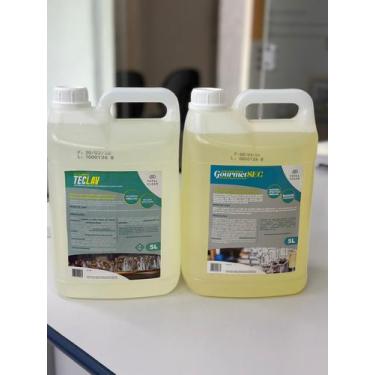 Imagem de Kit com detergente e secante para maquina lava louça - Teclav