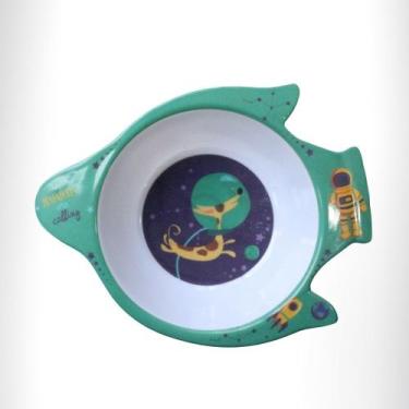 Imagem de Tigela Infantil Peixe Personagens Melamine Tuut Cor:ASTRONAUTA, ASTRON