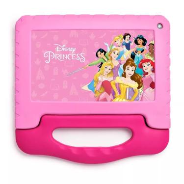 Imagem de Multilaser Tablet Princesas NB400 32GB 2GB RAM 7" Wi-Fi Preto Controle Parental