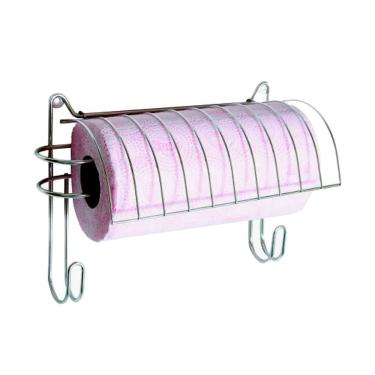 Imagem de Suporte para Papel Toalha 1460ste Acessório Funcional para Cozinha e Banheiro com Serrilha de Corte 10CM Santa Edwirges