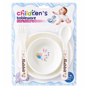 Imagem de Kit Refeição Infantil Introdução Alimentar 4 Peças Sortidos - Up Impor