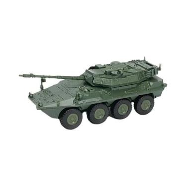 Imagem de Modelo De Brinquedo De Tanque Militar 4D Em Escala 1/72, Míssil Antita