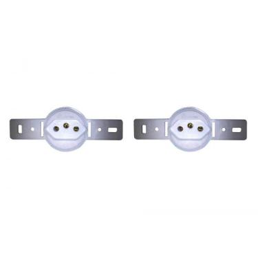 Imagem de Kit C/2 - Conjunto Para Condulete Perlex Tomada 2 Polos +...