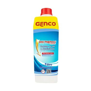 Imagem de Redutor de PH Liquido PH Menos para Piscina Reduz e Estabiliza Agua Transparente Genco 1L