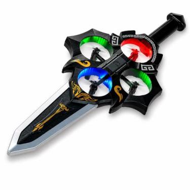 Imagem de Espada Voadora Drone Brinquedo Controle Remoto LED Recarregável - Fun 