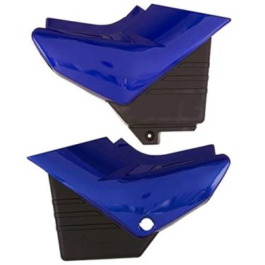 Imagem de Tampa Lateral Compatível Com Ybr 125 2000/2001/2008 Azul