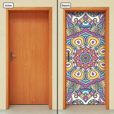 Imagem de Adesivo Decorativo de Porta - Mandala - 286cnpt