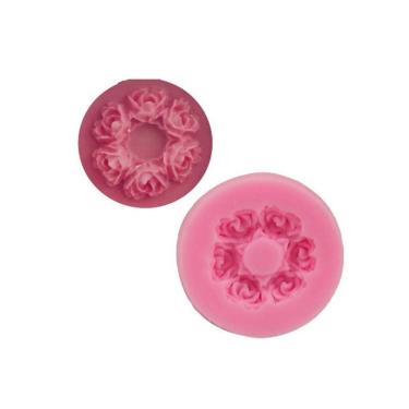 Imagem de Molde De Silicone Mini Coroa De Rosas