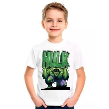 Imagem de Camiseta Hulk Herói Em Quadrinhos Camisa Personalizada - Vetor Camisar