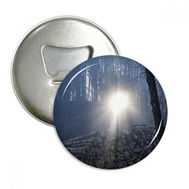 Imagem de Ciência Natureza Escura Cenário Abridor de Garrafas Imã de Geladeira Emblema Multifuncional