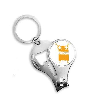 Imagem de Universo Alienígena monstro amarelo criatura alicate anel chaveiro abridor de garrafa cortador