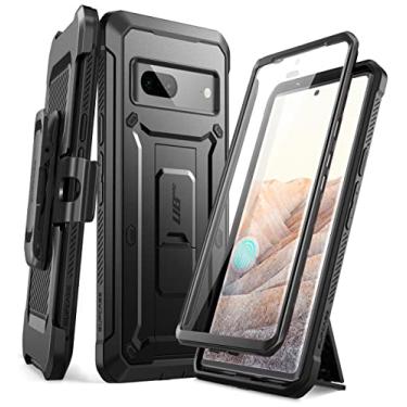 Imagem de SUPCASE Capa externa para Google Pixel 7, capa de celular de 360 graus, capa protetora robusta [Unicorn Beetle Pro] com protetor de tela e clipe de cinto, edição 2022 (preto)