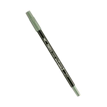 Imagem de Uchida 1122-C-32 Marvy caneta marcador ponta extra fina Le Plume II ponta dupla, verde louro