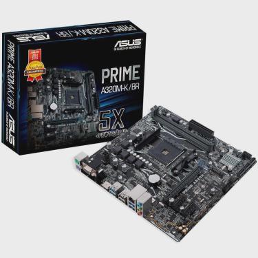 Imagem de Placa Mae Asus Prime A320m-K/Br, Amd Am4 Matx Ddr4 Ryzen Athlon