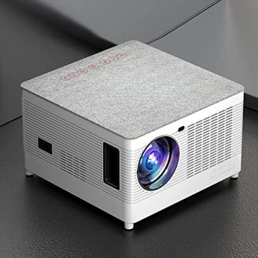 Imagem de Projetor Computador WiFi Projetor de Vídeo Portátil para Cinema em Casa Exterior HDMI 1080P/4K Suporte 8000L 120" Compatível com Smartphone Stick/PS4/USB (T55)
