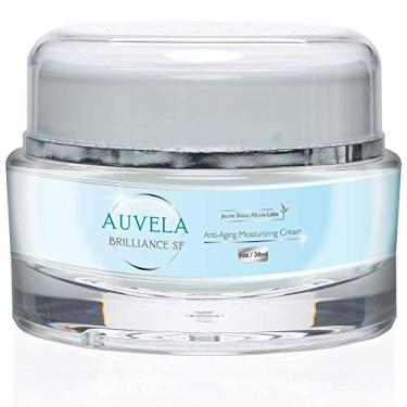 Imagem de Auvela Creme - Auvela Brilliance SF - Anti Ageing & Ageless Anti Wrinkle Cream - Moisturise & Protect Your Skin From Appearing Aged and Wrinkled - Jeaune Bisou Alluvia Labs Auvela Brilliance SF Cream