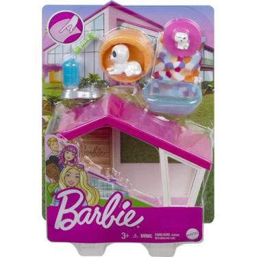 Imagem de Boneca - Barbie Mini-Conjunto Pets - Casinha De Cachorro (Grg75) Matte