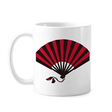 Imagem de Caneca de cerâmica japonesa vermelha e preta para presente Art Deco Caneca moderna de cerâmica café xícara de porcelana louça
