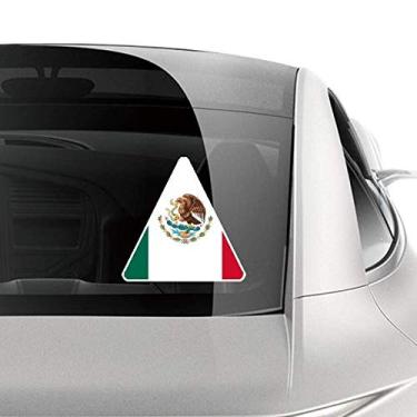 Imagem de DIYthinker Adesivo de carro com a bandeira nacional da América do Norte do México
