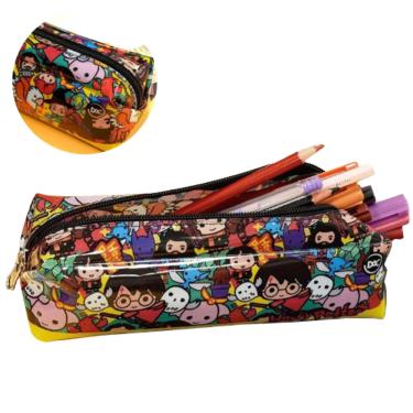 Imagem de Estojo Harry Potter Infantil PVC Cristal e 1 zíper DAC