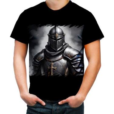 Imagem de Camiseta Colorida Cavaleiro Templário Cruzadas Paladino 7 - Kasubeck S