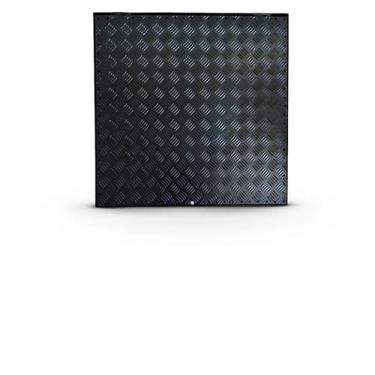 Imagem de Tampa Para Casa De Maquina - Embutir Ventilada - Kazan, Preto, 130 x 1