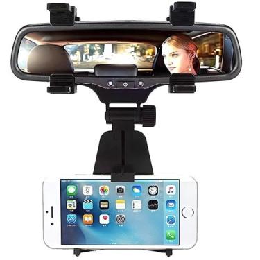 Imagem de Suporte de Celular Para Espelho Retrovisor do Carro - RMEletronicos