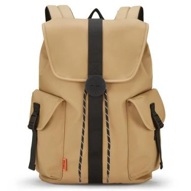 Imagem de Mochila mixi Travel Laptop impermeável de 17 polegadas Mocha Brown