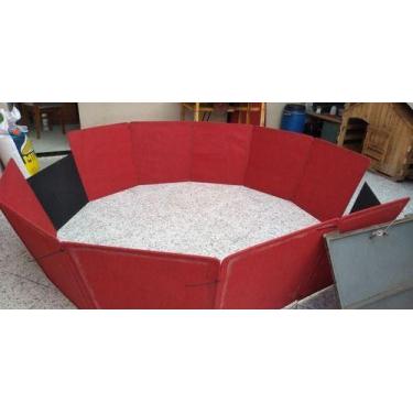 Imagem de Rebolo Tambor Rodo 10 Placas + Fundo De Carpete Exposição - Mura Brasi