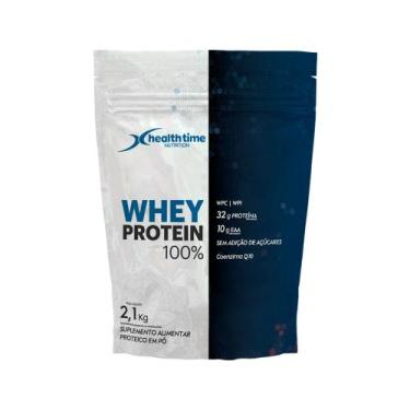 Imagem de WHEY PROTEIN 100% HEALTH TIME - 2,1kg, LEITINHO