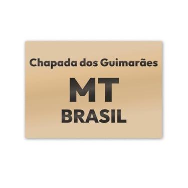 Imagem de Imã de Geladeira Chapada dos Guimarães MT MDF 8x5