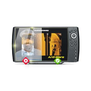 Imagem de IPG Anti-reflexo feito para Humminbird Helix 9 Chirp Mega Fishfinder Display Matte Finish Película protetora de tela, perfeita para uso ao ar livre para Helix9.A.Gl