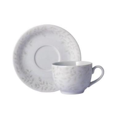 Imagem de Xícara Chá com Pires 200ml Porcelana Schmidt - Dec. Guaporé 2395, 2395