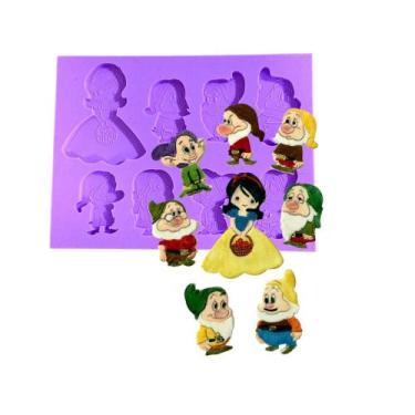 Imagem de F1205 molde de silicone branca de neve confeitaria biscuit - confeitar