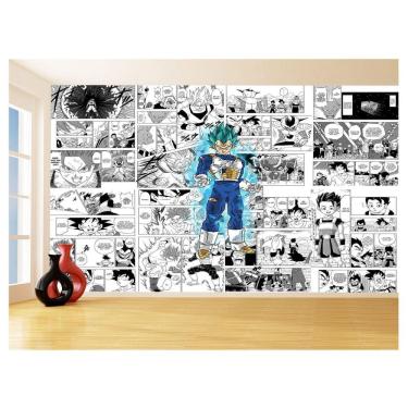 Imagem de Papel De Parede Dragon Ball Vegeta Blue Anime 3,5M Dbz703