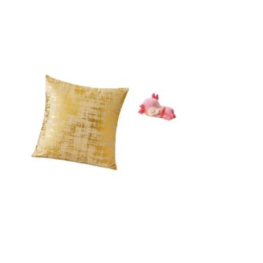 Imagem de Fenteer Capa de Almofada Elegante para Sala de Estar, Escritório, Dormitório, Carro, com Estátua de Veado Dormindo em Resina, Decoração de Mesa, Artesanato, F