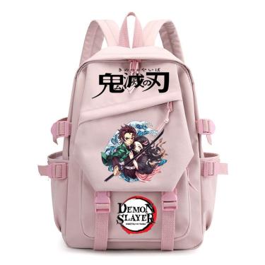 Imagem de Mochila Demons Slayers Kamados Tanjirous Anime School 29x13x42cm