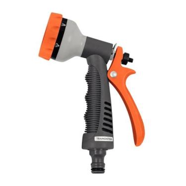 Imagem de Hidropistola adaptador para mangueira 6 tipos jato tramontina 