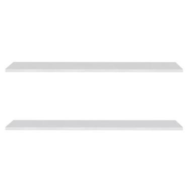 Imagem de Prateleira Flutuante para Banheiro Kit 2 Suporte Invisível 91cm Yara B