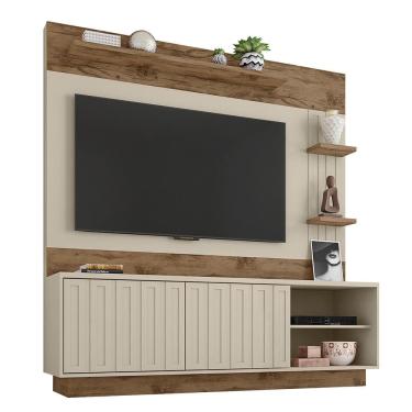 Imagem de Estante Home Para TV Até 65 Polegadas 2 Portas Clap Caemmun