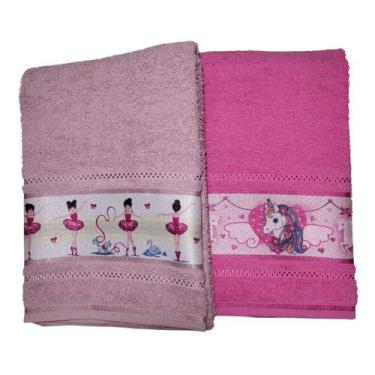 Imagem de Toalha de Banho Infantil Criança Menino Menina 100% Algodão - Valletex