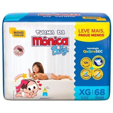 Imagem de Fralda Turma da Mônica Hiper - TAM XG - 68 unidades