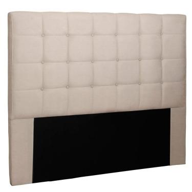 Imagem de Cabeceira Casal 1,40m Verona Suede Bege