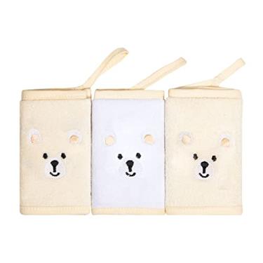 Imagem de PAPI DESDE 1974 Paninho De Boca Urso Atoalhado Bordados Karinho C/Prendedor De Chupeta Para Bebê 30Cm X 30Cm Contem 03 Un